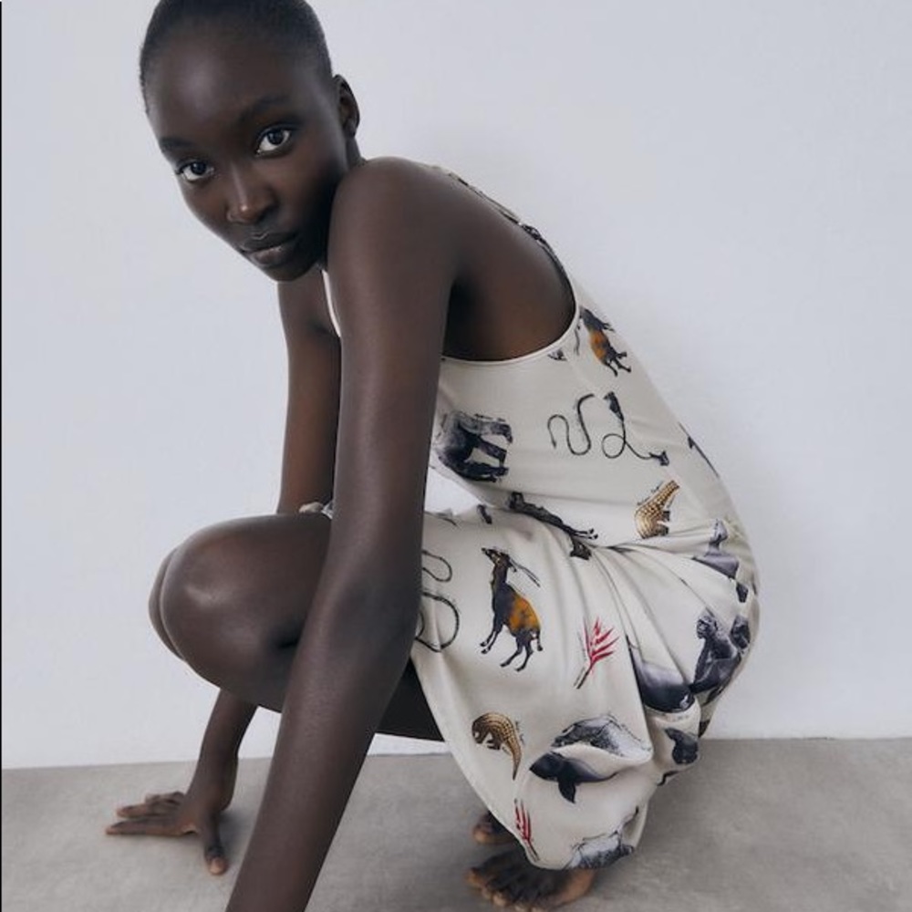 Silk laundry 90S SILK SLIP ENDANGERED SPECIES